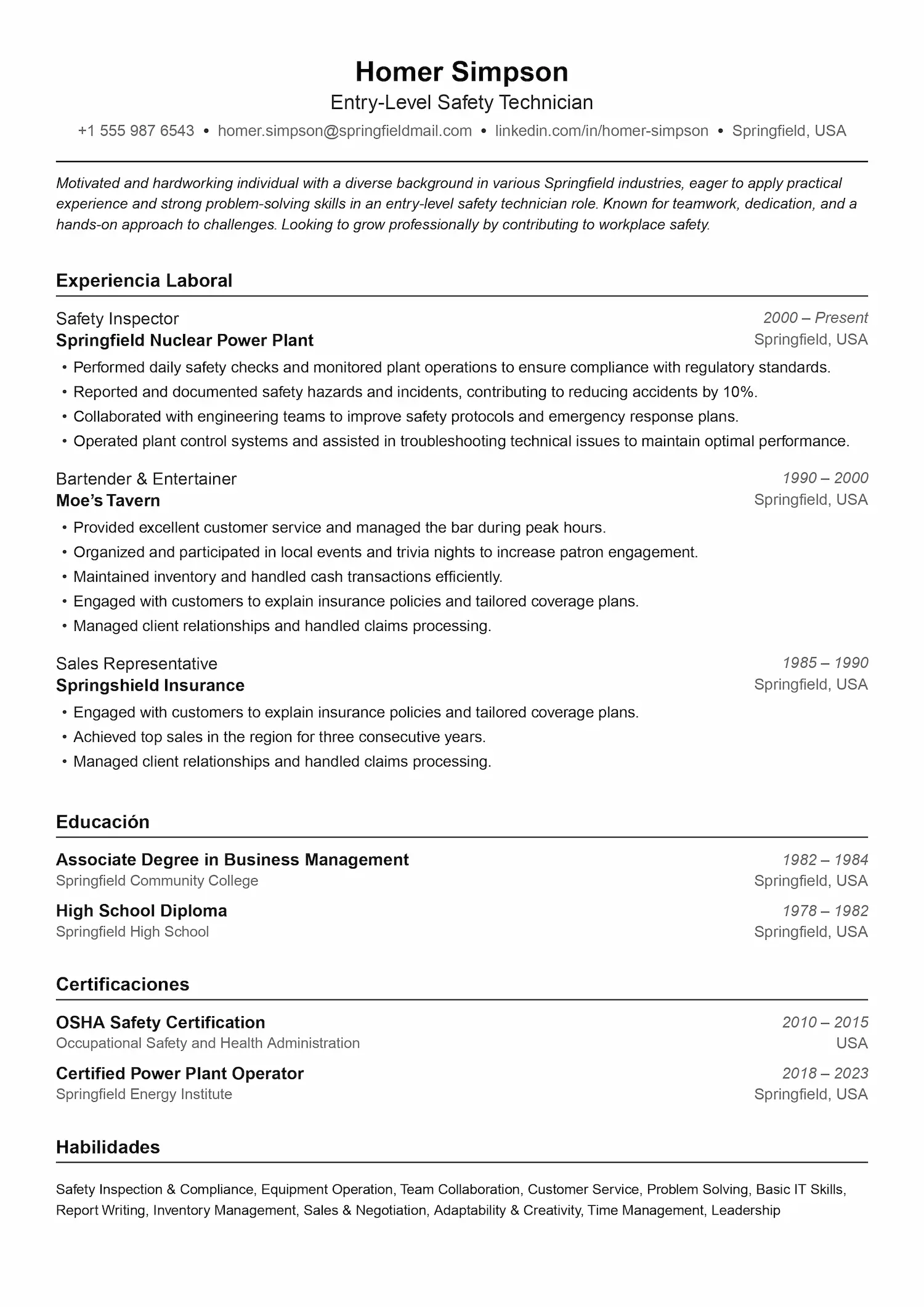 Harvard CV template - Clean academic design for professional positions