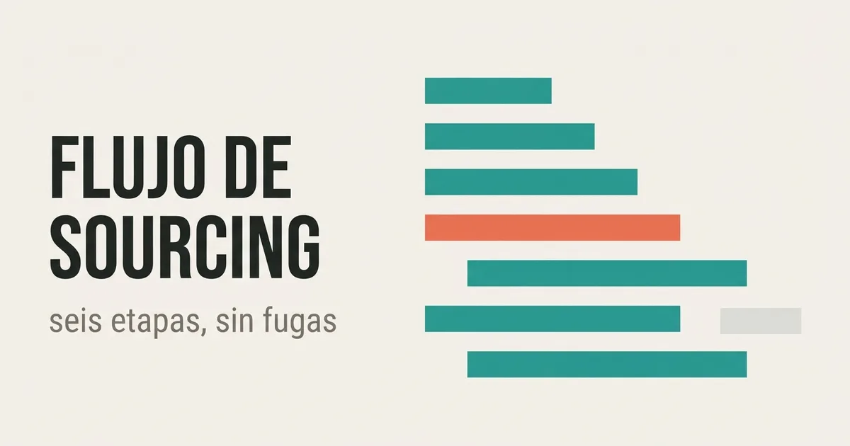 Candidate Sourcing Workflow: 6 Stages That Survive Volume