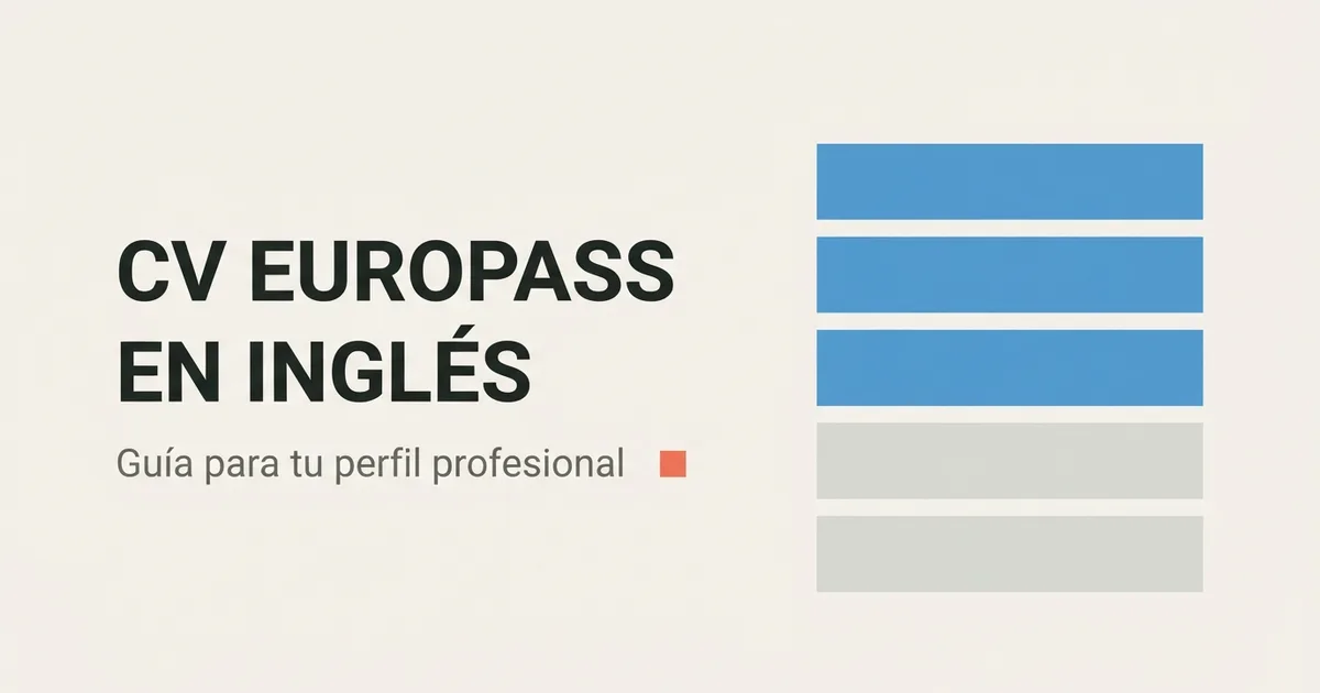 Europass CV in English: Template, Steps and Common Mistakes