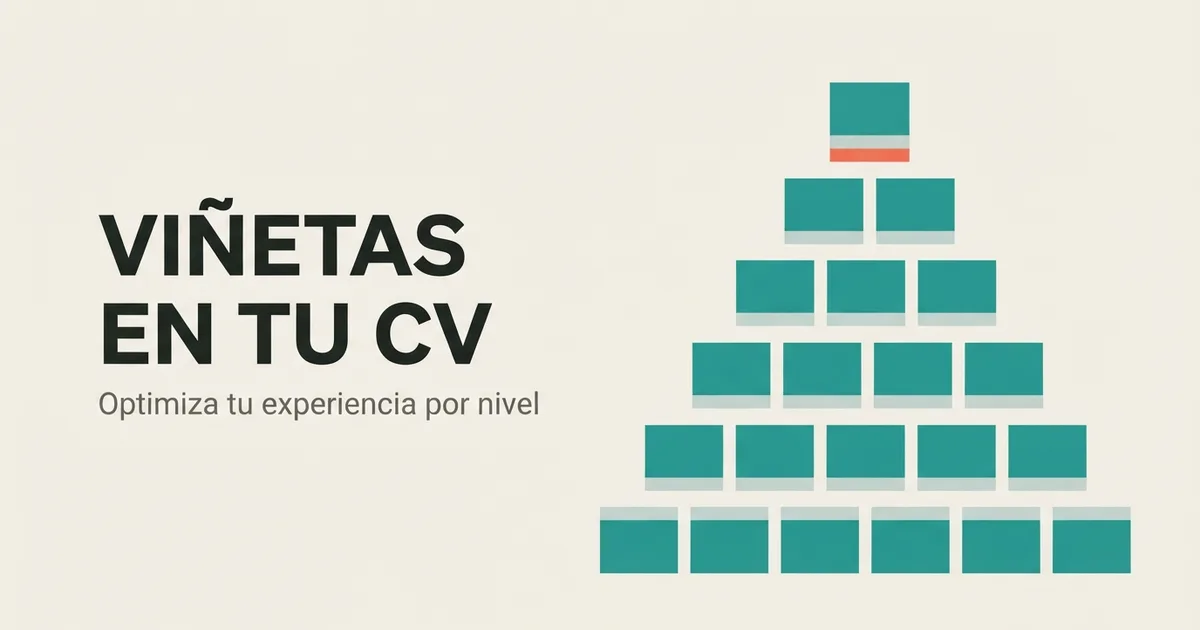 ¿Cuántas Viñetas por Trabajo en tu CV? Según tu Experiencia