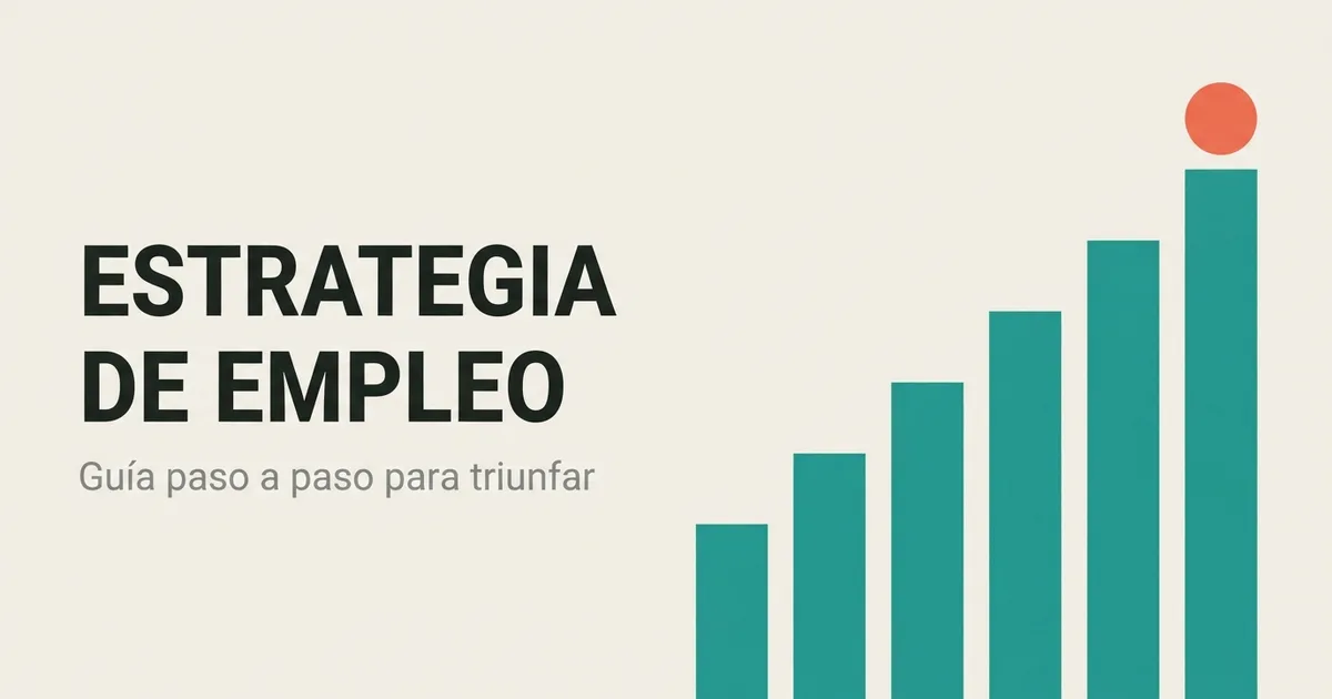 Estrategia de Búsqueda de Empleo: Guía Completa para el Éxito 2026
