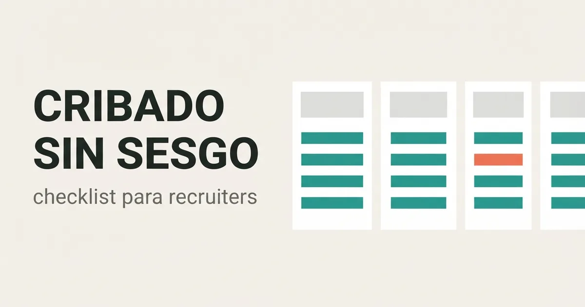 Reducir el Sesgo en el Cribado de CV: Checklist Práctico