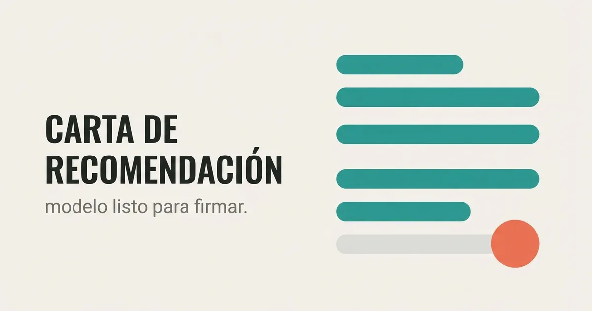 Carta de Recomendación Laboral: Modelo, Ejemplos y Cómo Pedirla