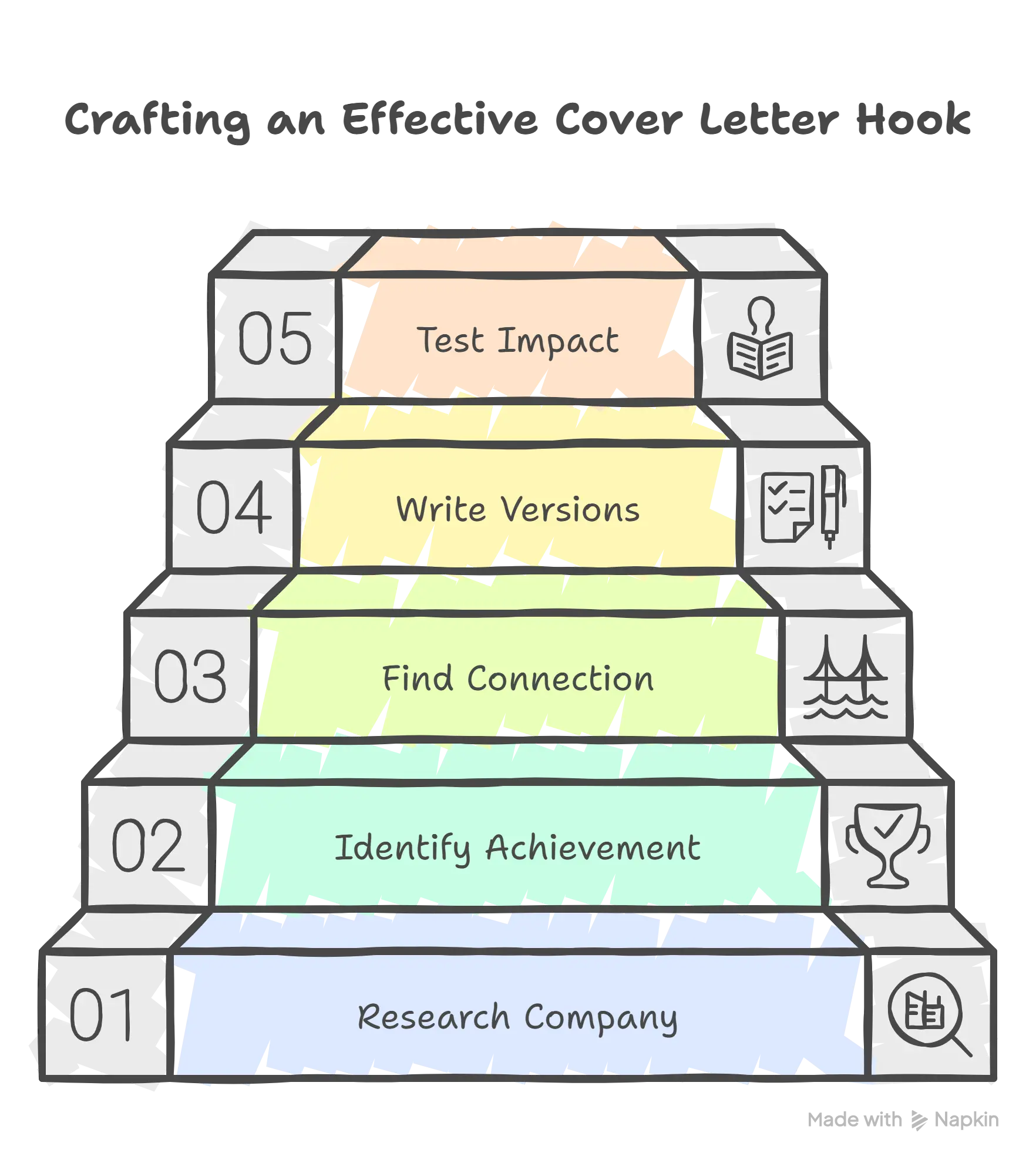 cover-letter-hook step-by-step process diagram